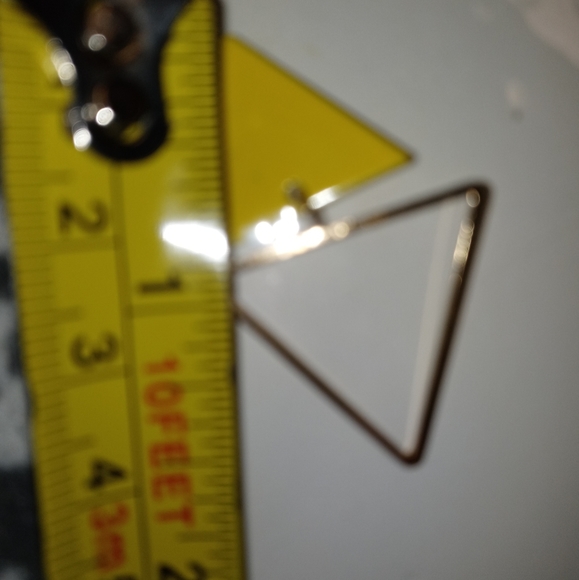 Double Triangle Earrings - Picture 3 of 3
